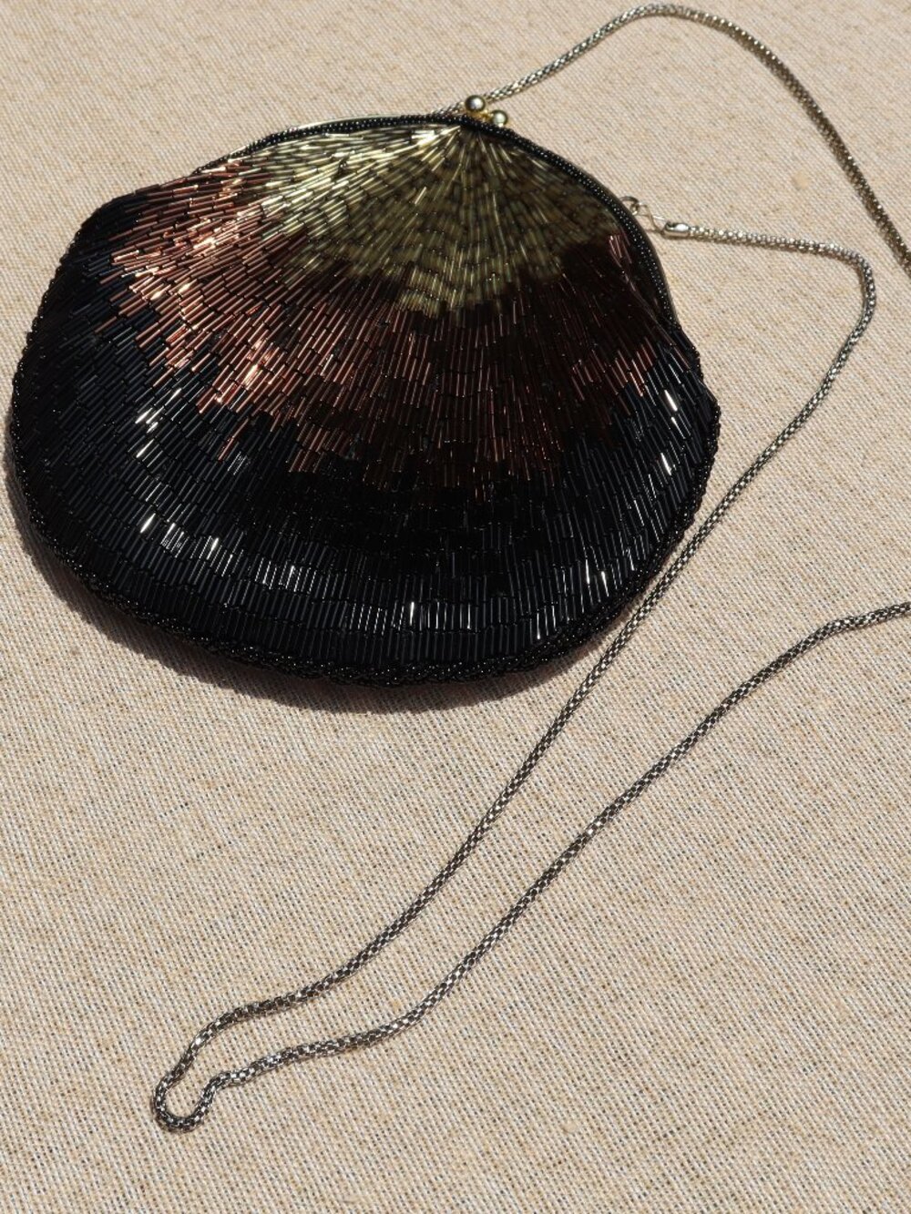 La Regale Ombre Beaded Bag